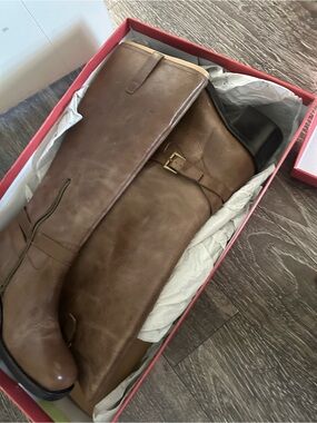 Women’s Tall Leather Riding Boots - Brown